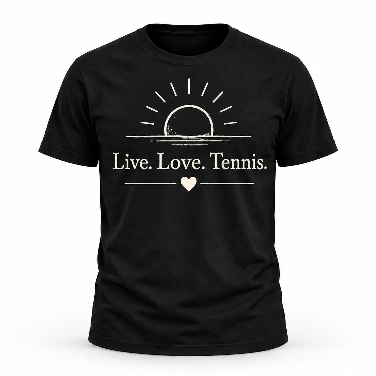 Live. Love. Tennis. - Unisex T-shirt Light Design