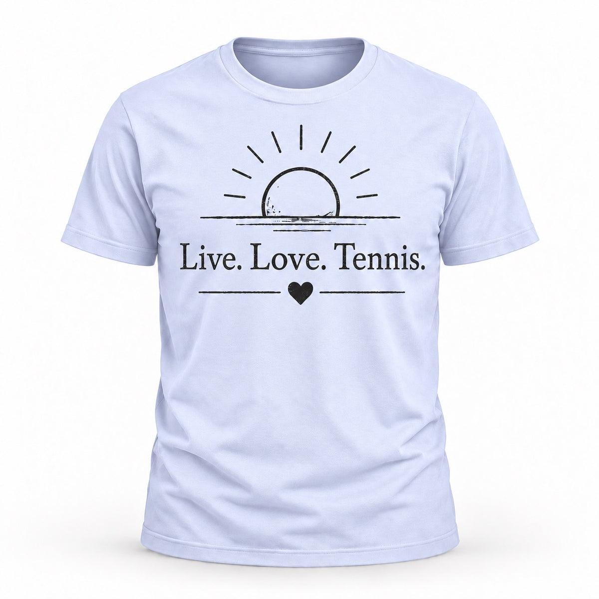 Live. Love. Tennis. - Unisex T-shirt Dark Design