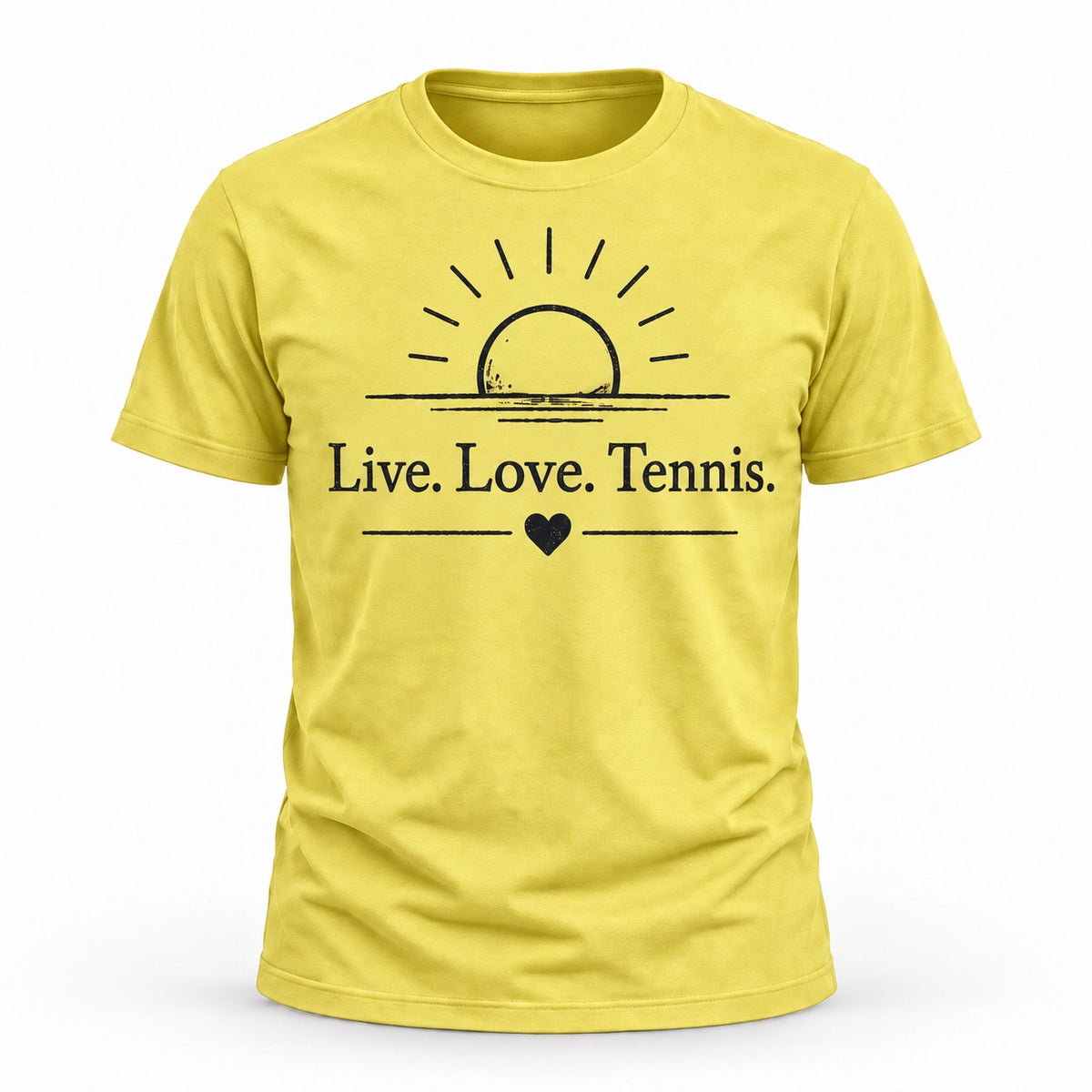 Live. Love. Tennis. - Unisex T-shirt Dark Design