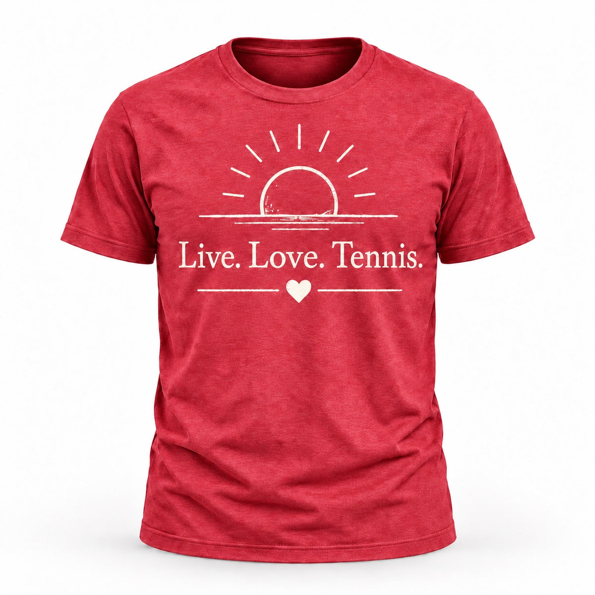Live. Love. Tennis. - Unisex T-shirt Light Design