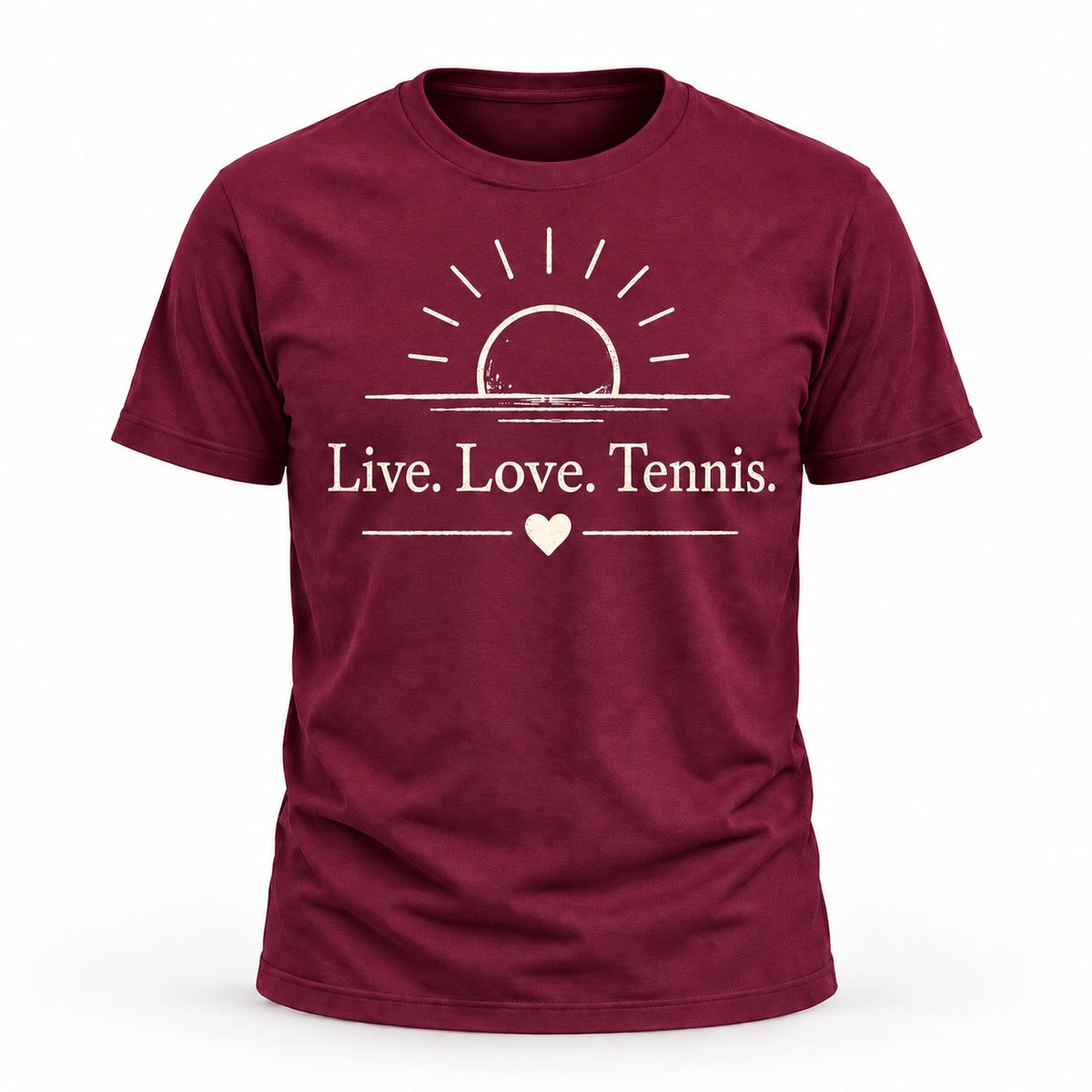 Live. Love. Tennis. - Unisex T-shirt Light Design