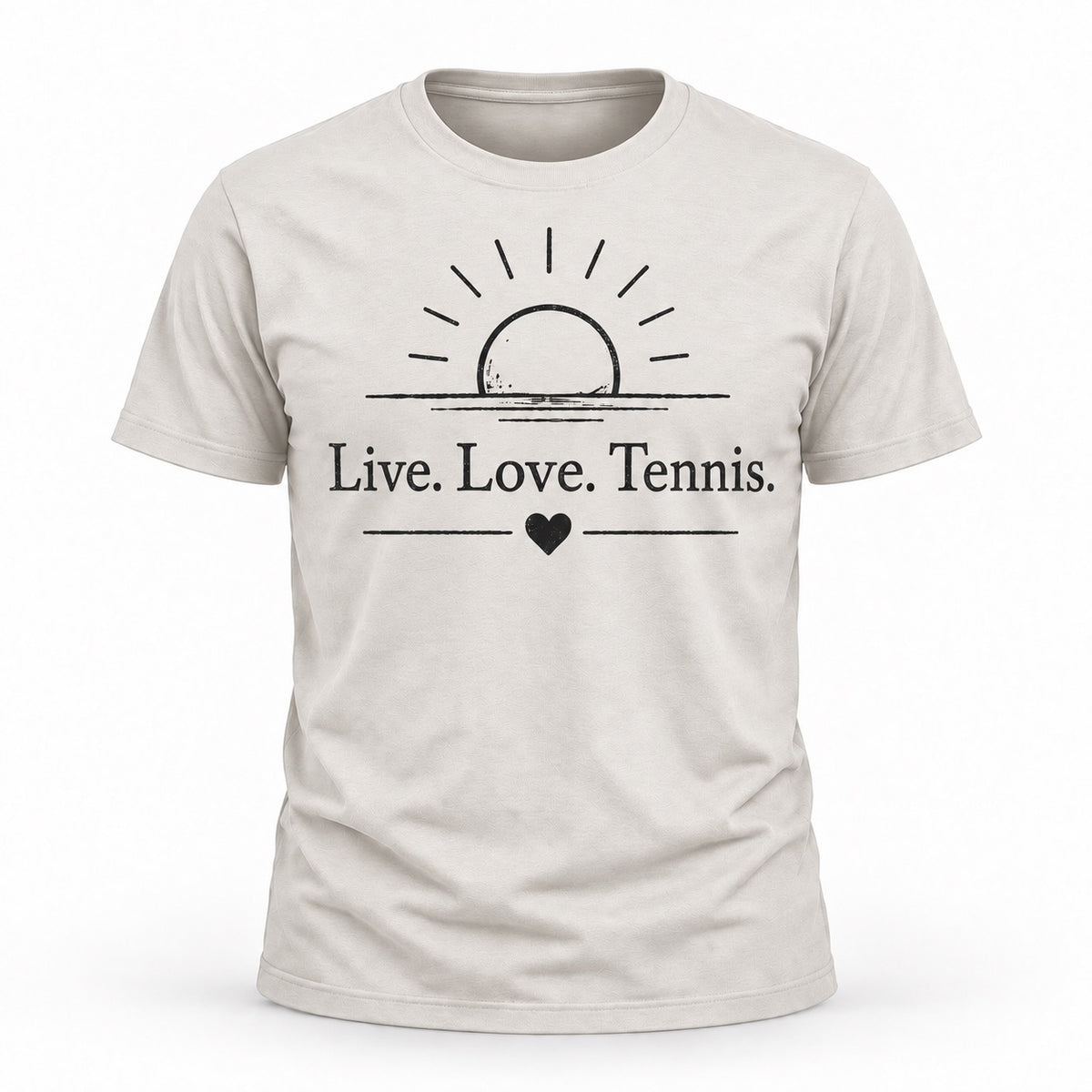 Live. Love. Tennis. - Unisex T-shirt Dark Design