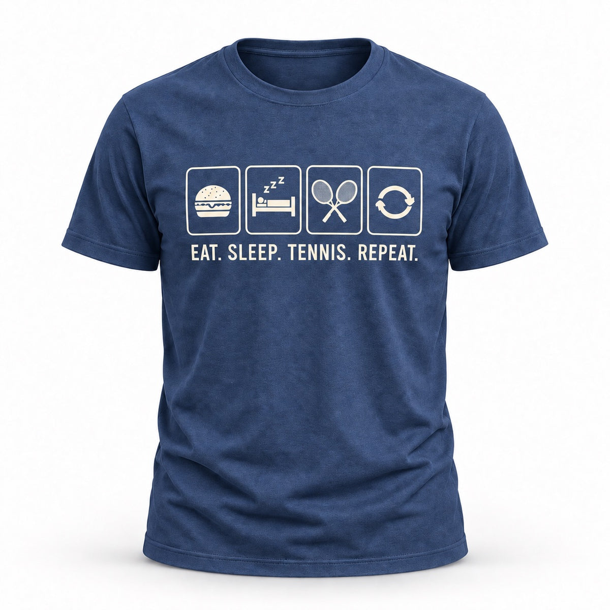 Eat Sleep Tennis Repeat - Unisex T-shirt Light Design