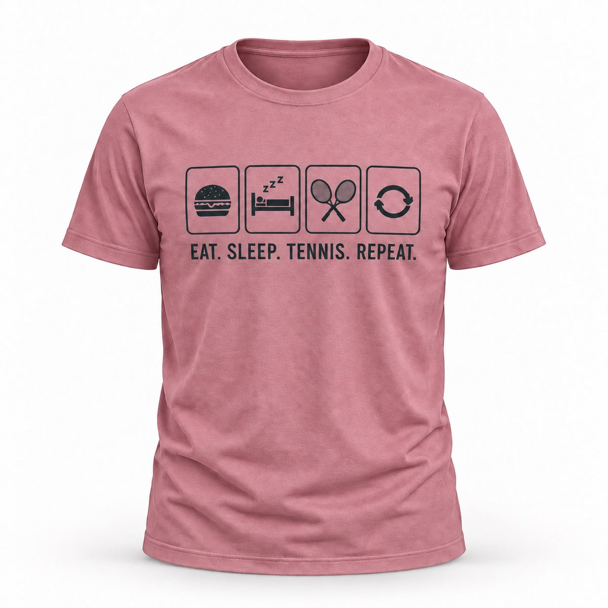 Eat Sleep Tennis Repeat - Unisex T-shirt Dark Design