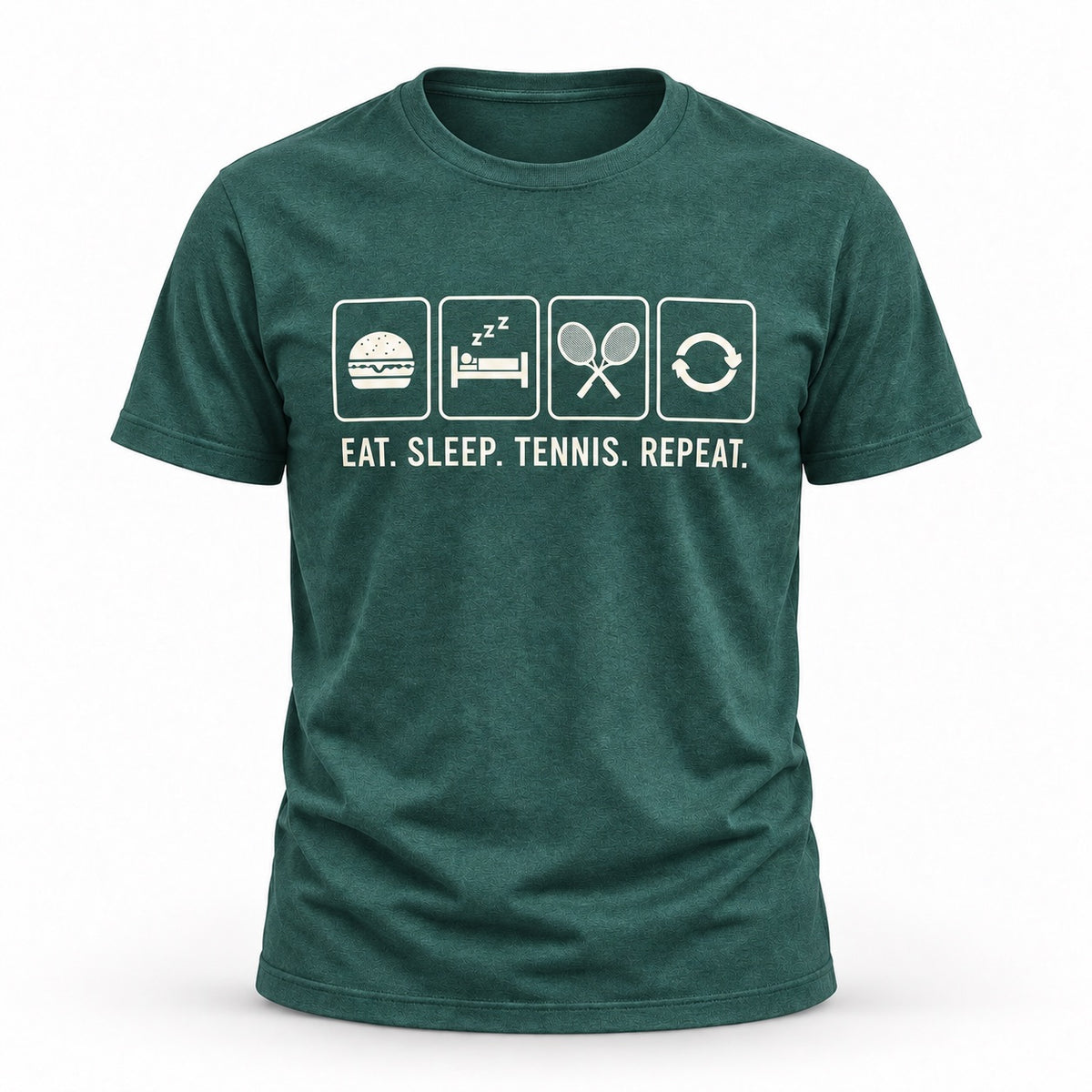 Eat Sleep Tennis Repeat - Unisex T-shirt Light Design