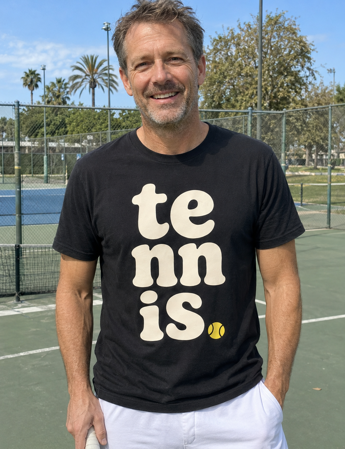 TENNIS Retro - Unisex T-shirt Light Design